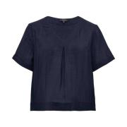 Korte Mouw Top Fulka Opus , Blue , Dames