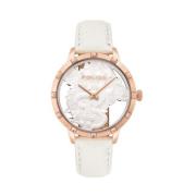 Roségoud Dames Quartz Horloge Police , Pink , Dames