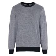 Blauwe Sweaters met U Giro Microfantasia Armani Exchange , Blue , Here...