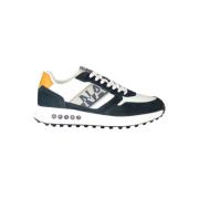 Polyester Sneaker met Contrastdetails Napapijri , Multicolor , Heren