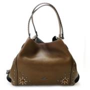 Pre-owned Fabric shoulder-bags Coach Pre-owned , Beige , Dames
