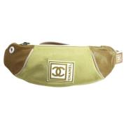 Pre-owned Fabric chanel-bags Chanel Vintage , Green , Dames