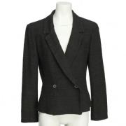 Pre-owned Cotton outerwear Chanel Vintage , Black , Dames