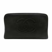 Pre-owned Fabric chanel-bags Chanel Vintage , Black , Dames