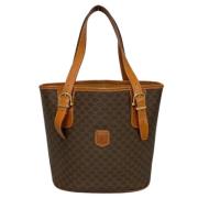 Pre-owned Leather totes Celine Vintage , Brown , Dames