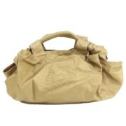 Pre-owned Fabric handbags Loewe Pre-owned , Beige , Dames