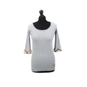 Pre-owned Cotton tops Burberry Vintage , Gray , Dames