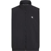 Zwarte Geïsoleerde Lichtgewicht Gilet Calvin Klein , Black , Heren