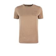 Bruine T-shirt Egidio Max Mara Studio , Brown , Dames