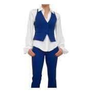 Blauwe Shuttle Vest Blugirl , Blue , Dames