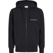 Zwarte Hoodie Trui Katoen Calvin Klein , Black , Heren