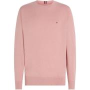 Lichtgewicht Biologisch Katoenen Trui Tommy Hilfiger , Pink , Heren