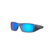 Gespiegelde Vierkante Zonnebril Blauw-Grijs Multikleur Oakley , Blue ,...