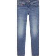 Blauwe Slim Fit Stretch Denim Jeans Tommy Jeans , Blue , Heren