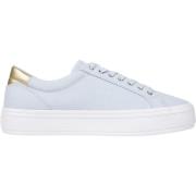 Blauwe Clear Sneakers Tommy Hilfiger , Blue , Dames