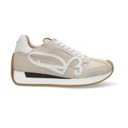 Yentl Sign Mix Sneakers Fred De La Bretoniere , Beige , Dames