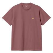 Chase Logo T-shirt Carhartt Wip , Pink , Heren