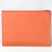Pre-owned Fabric clutches Loewe Pre-owned , Orange , Dames