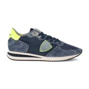 Neon Denim Lage Top Sneakers Philippe Model , Multicolor , Heren