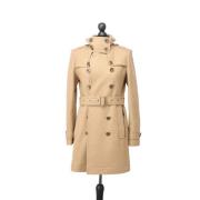 Pre-owned Wool outerwear Burberry Vintage , Brown , Dames