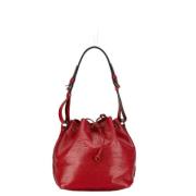 Pre-owned Leather louis-vuitton-bags Louis Vuitton Vintage , Red , Dam...