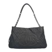 Pre-owned Fabric chanel-bags Chanel Vintage , Black , Dames