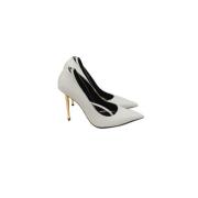 Pre-owned Leather heels Tom Ford Pre-owned , White , Dames