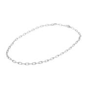 Pre-owned White Gold necklaces Cartier Vintage , Gray , Dames