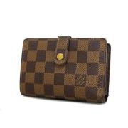 Pre-owned Canvas wallets Louis Vuitton Vintage , Brown , Dames