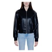 Zwarte Rits Dames Blazer Herfst/Winter Calvin Klein , Black , Dames