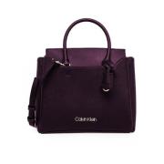 Paarse Kunstleren Handtas Calvin Klein , Purple , Dames