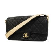 Pre-owned Fabric chanel-bags Chanel Vintage , Black , Dames