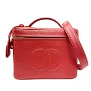 Pre-owned Fabric chanel-bags Chanel Vintage , Red , Dames