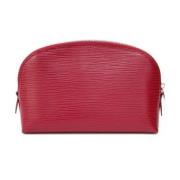 Pre-owned Leather pouches Louis Vuitton Vintage , Red , Unisex