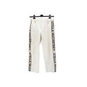 Pre-owned Cotton jeans Stella McCartney Pre-owned , White , Dames