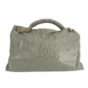 Pre-owned Fabric chanel-bags Chanel Vintage , Beige , Dames