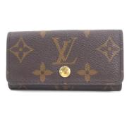 Pre-owned Canvas key-holders Louis Vuitton Vintage , Brown , Dames