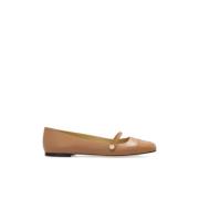 Leren balletflats 'Elisa' Jimmy Choo , Beige , Dames