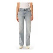 Flared Leg Jeans met lage taille Closed , Blue , Dames