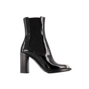 Leather boots Alexander McQueen , Black , Dames