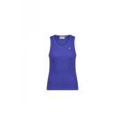 Donkerblauwe Jersey Tanktop Fabienne Chapot , Blue , Dames