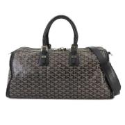 Pre-owned Leather travel-bags Goyard Vintage , Black , Dames