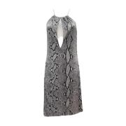 Pre-owned Viscose dresses Saint Laurent Vintage , Black , Dames