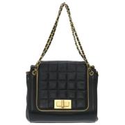 Pre-owned Fabric chanel-bags Chanel Vintage , Black , Dames