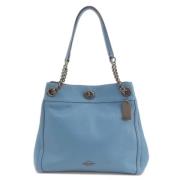 Pre-owned Fabric totes Coach Pre-owned , Blue , Dames