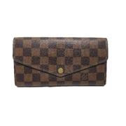 Pre-owned Canvas wallets Louis Vuitton Vintage , Brown , Dames