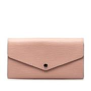 Pre-owned Leather wallets Louis Vuitton Vintage , Pink , Dames