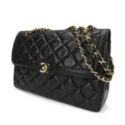 Pre-owned Fabric chanel-bags Chanel Vintage , Black , Dames