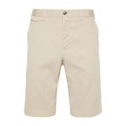 Beige Katoenen Bermuda Shorts PT Torino , Beige , Heren