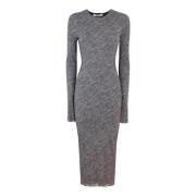 Asymmetrische Jersey Midi Jurk Philosophy di Lorenzo Serafini , Gray ,...